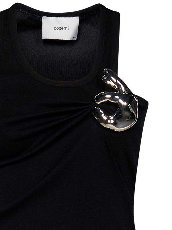 The Best Shops COPERNI: Tops y camisetas sin mangas - Top - Negro