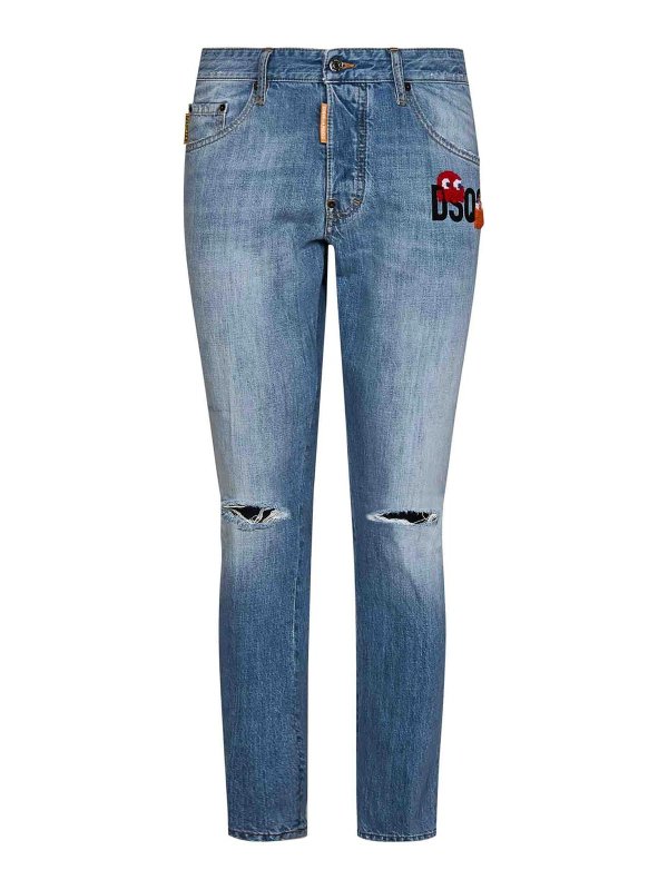 DSQUARED2: Jeans boot-cut - Jeans Boot-Cut - Azul