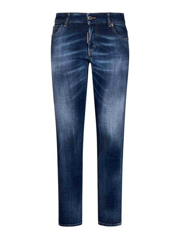 DSQUARED2: Bootcut - Bootcut Jeans - Blau