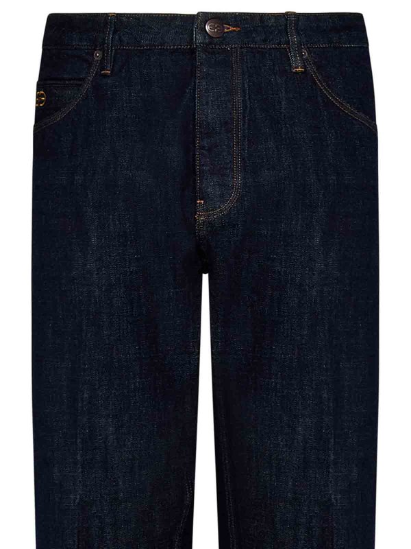 The Best Shops EMPORIO ARMANI: Bootcut - Bootcut Jeans - Blau