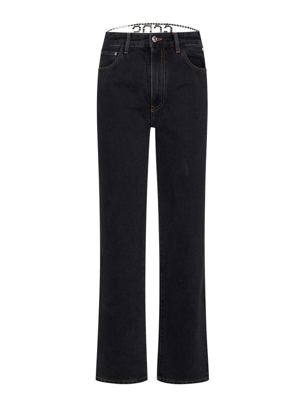 GCDS: Bootcut - Bootcut Jeans - Schwarz