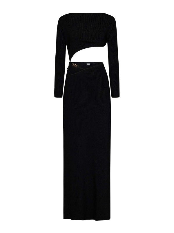 GCDS: マキシドレス - マキシドレス - 黒