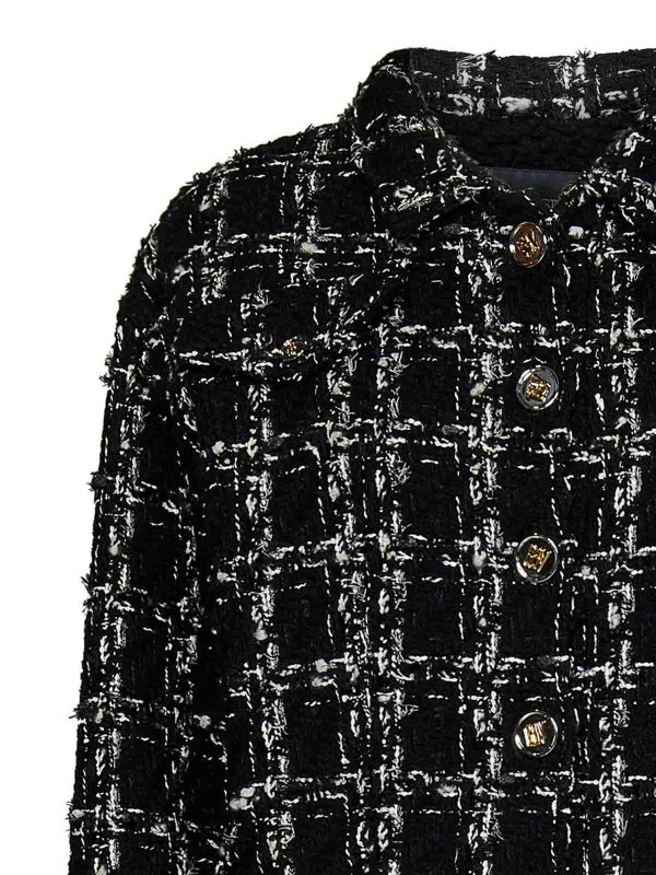 The Best Shops Giambattista Valli: giacche casual - Giacca corta in tweed nero