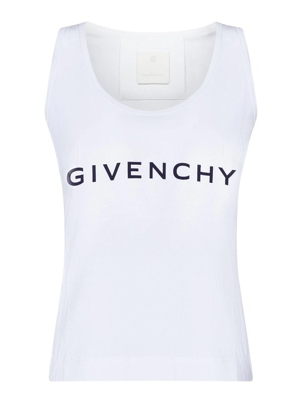 GIVENCHY: Tops und Tank Tops - Top - Weiß