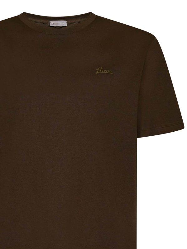 The Best Shops HERNO: t-shirts - Logo T-shirt