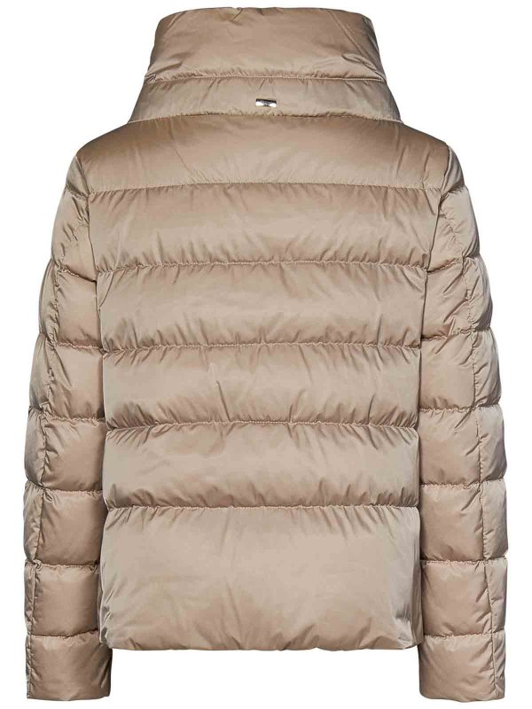 HERNO: casual jackets online - Chantilly Satin Quilted Down Jacket