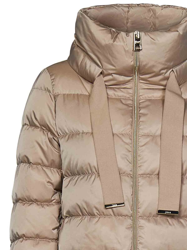 The Best Shops HERNO: casual jackets - Chantilly Satin Quilted Down Jacket