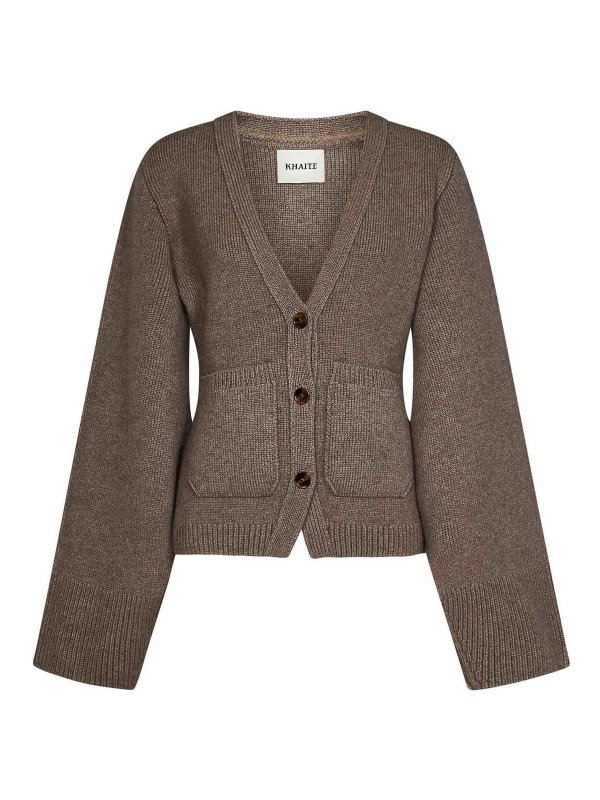 KHAITE: cardigan - Cardigan in cashmere