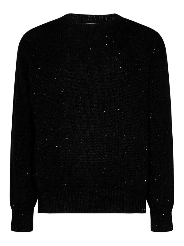 LANEUS: Pull col rond - Pull Col Rond - Noir