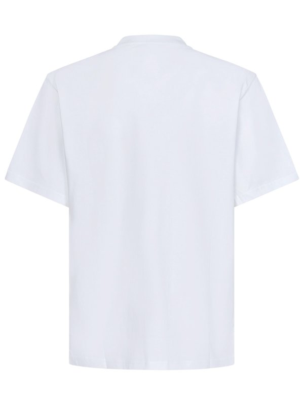 MARTINE ROSE: t-shirts online - Graphic Print Cigarette-Fit T-Shirt