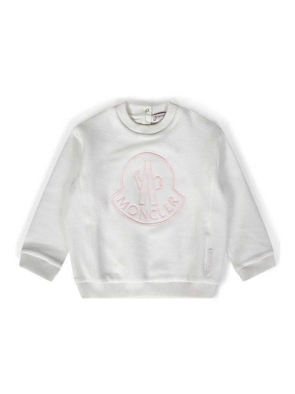 MONCLER JR: スウェット＆セーター - スウェットシャツ/セーター - 白