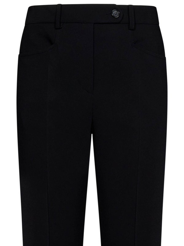 The Best Shops MOSCHINO: casual trousers - Black Cigarette Trousers