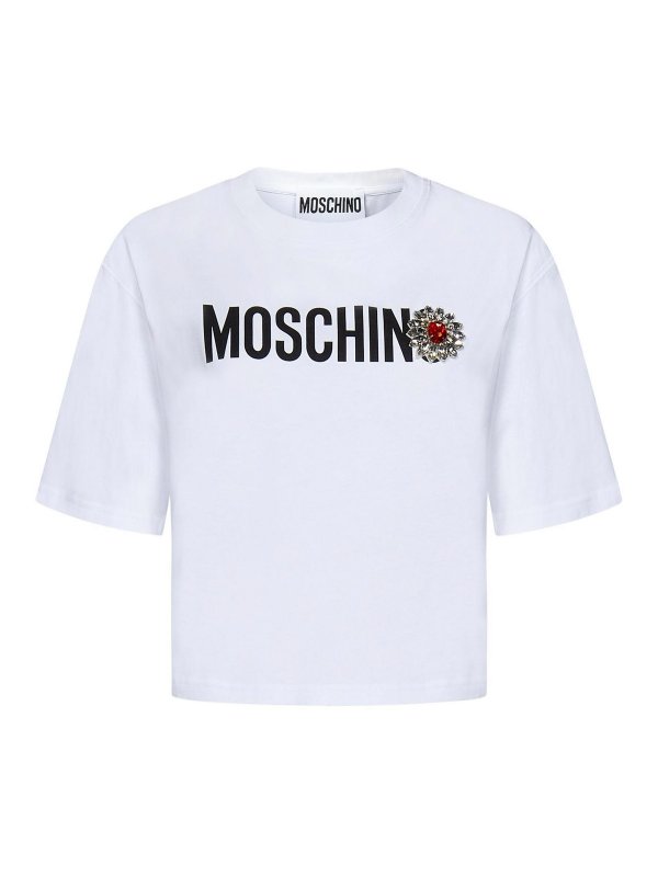 MOSCHINO: Camisetas - Camiseta - Blanco