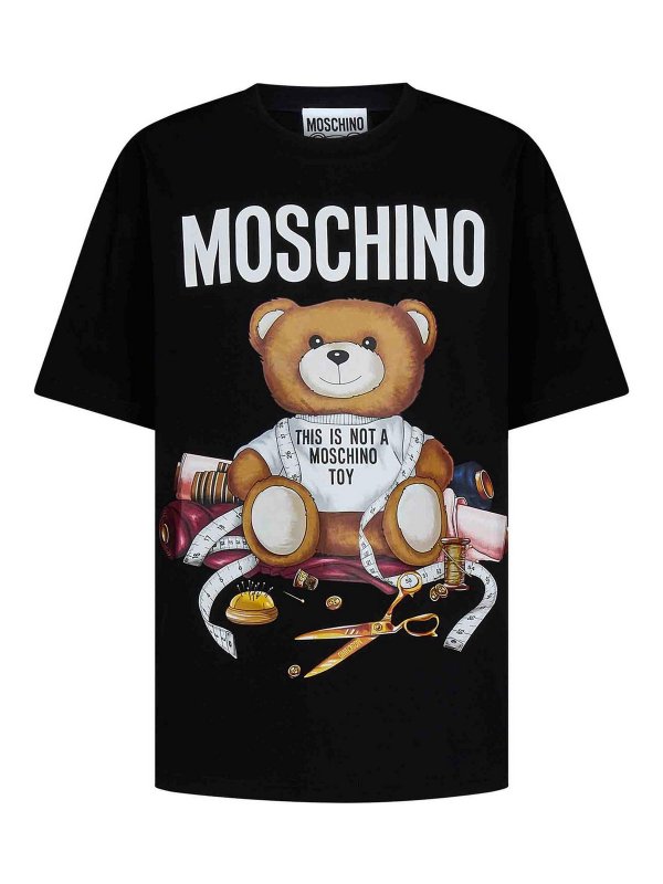 MOSCHINO: Camisetas - Camiseta - Negro