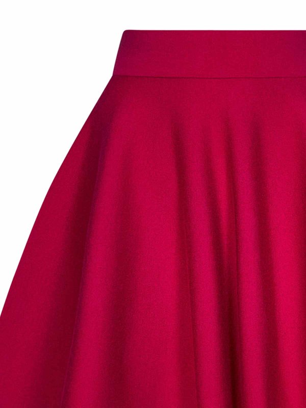 The Best Shops NINA RICCI: flared jeans - Fuchsia Skater Miniskirt