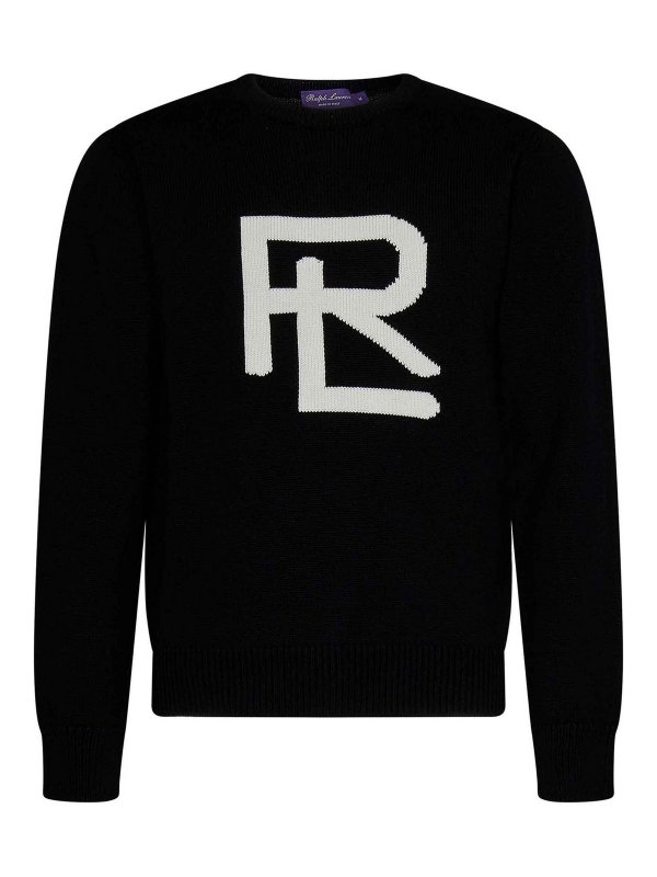 RALPH LAUREN: クルーネック - クルーネック - 黒