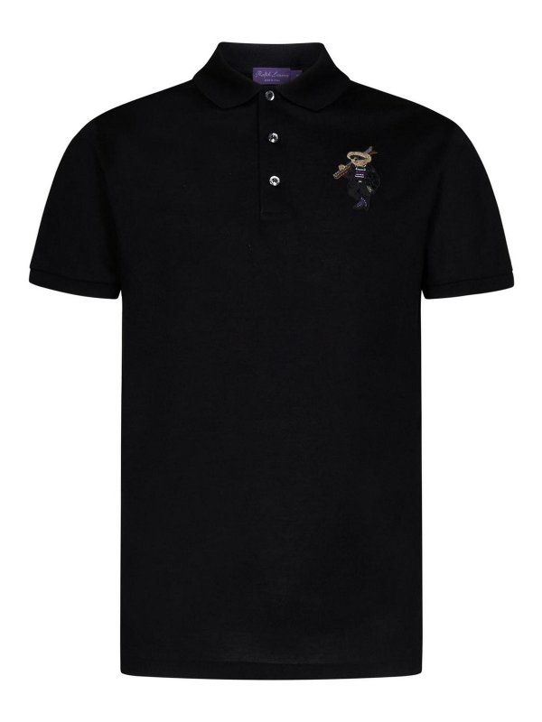 RALPH LAUREN: ポロシャツ - ポロシャツ - 黒