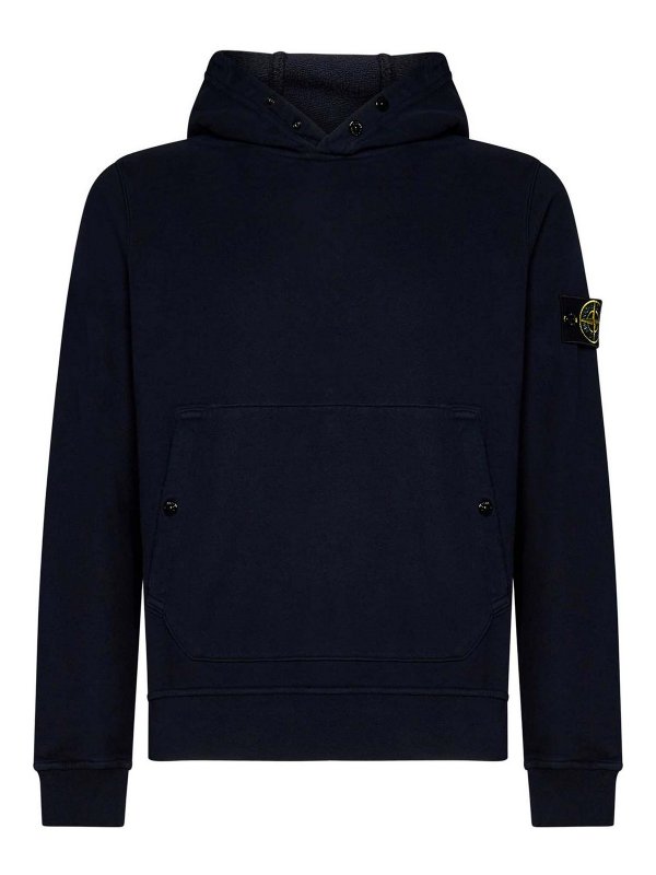 STONE ISLAND: スウェット＆セーター - スウェットシャツ/セーター - ブルー