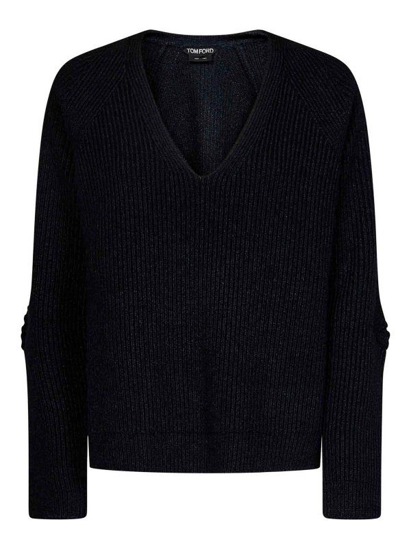 TOM FORD: クルーネック - クルーネック - 黒