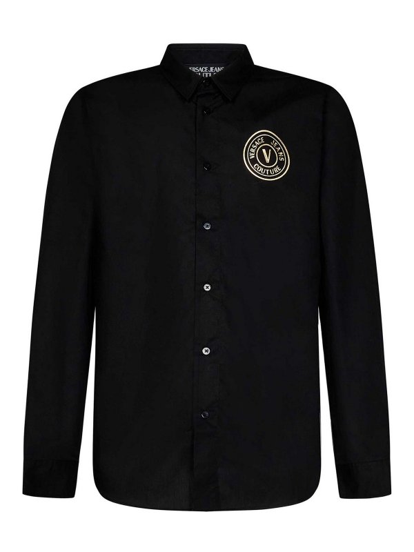 Versace Jeans Couture: シャツ - シャツ - 黒