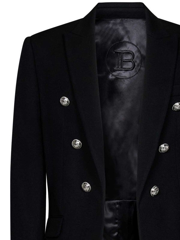 The Best Shops Balmain: Blazer - Blazer - Negro