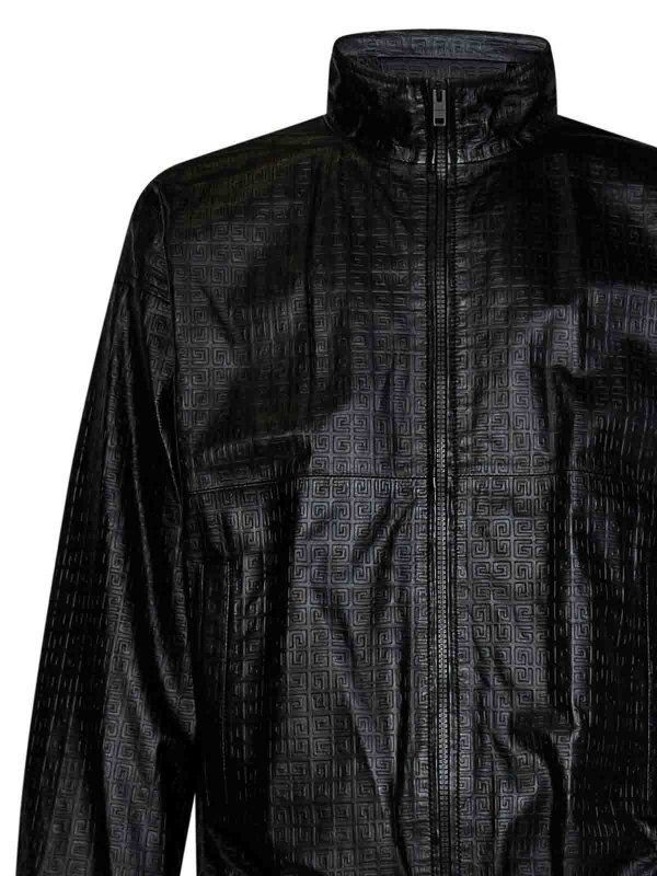 Etro Embossed Leather Jacket