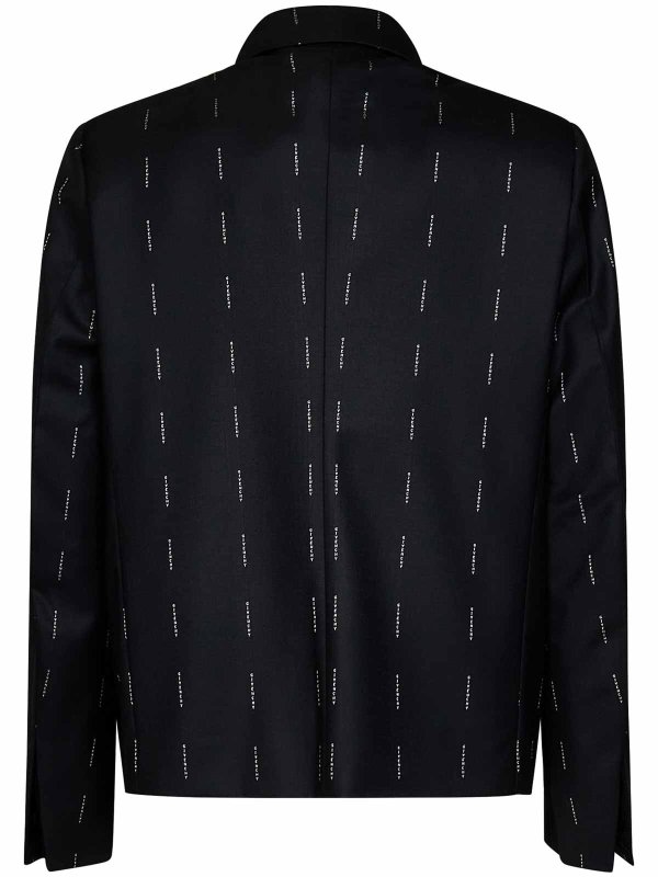 GIVENCHY: shirts online - Embroidered Blazer