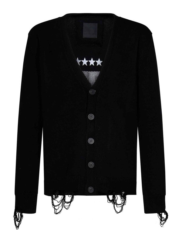GIVENCHY: Cardigans - Cardigan - Schwarz