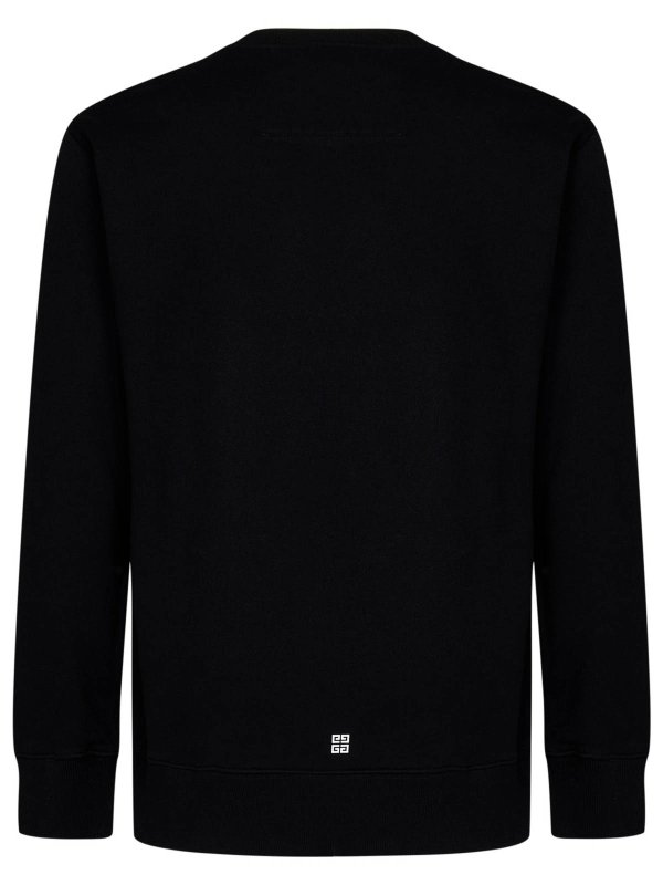 GIVENCHY: Sweatshirts & Sweaters online - Black Brushed Cotton Sweatshirt
