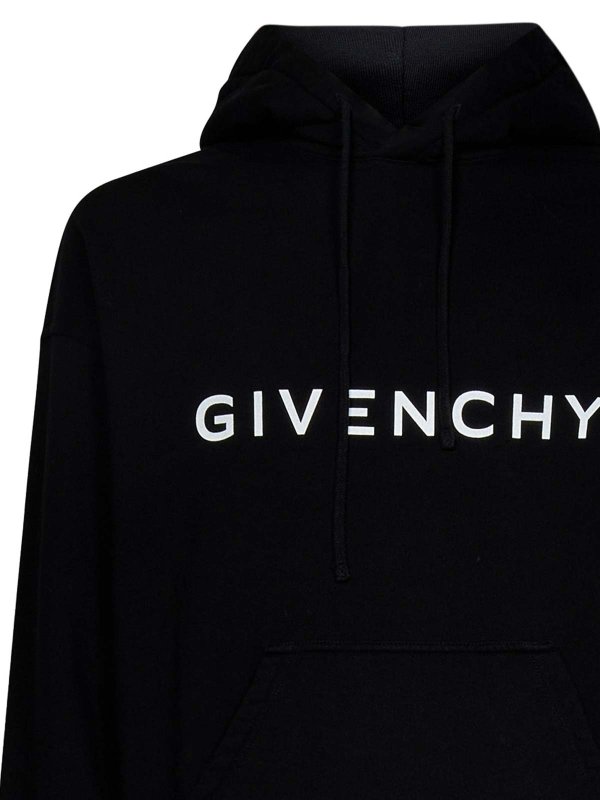 The Best Shops GIVENCHY: Sweatshirts & Sweaters - Brushed Cotton Hoodie