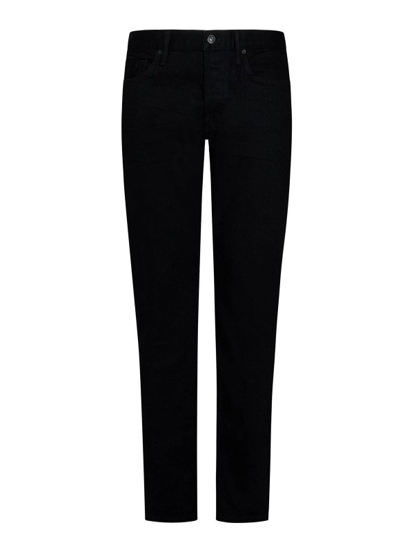TOM FORD: bootcut jeans - Washed Black Denim Jeans