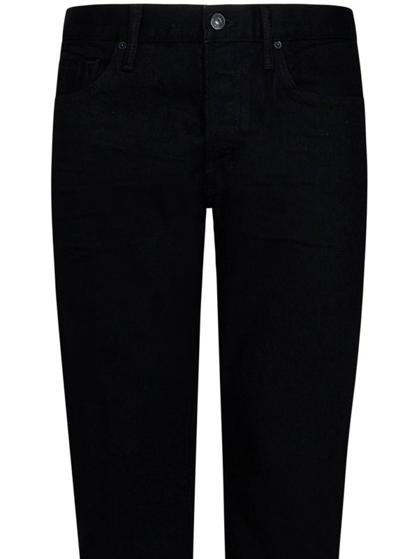 The Best Shops TOM FORD: bootcut jeans - Washed Black Denim Jeans