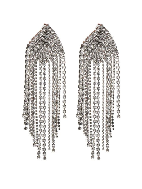 ALEXANDRE VAUTHIER: Earrings - Crystal Cascade Earrings