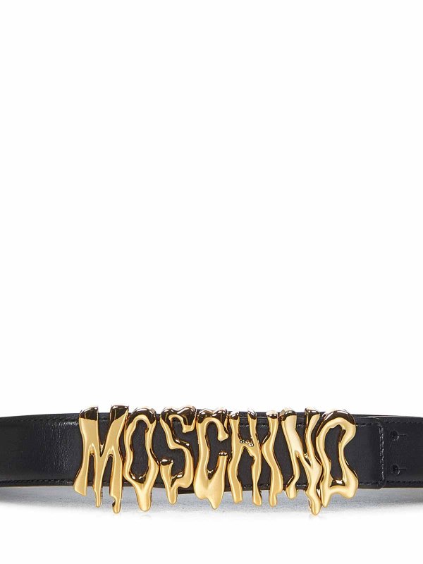 MOSCHINO: ベルト online - ベルト - 黒