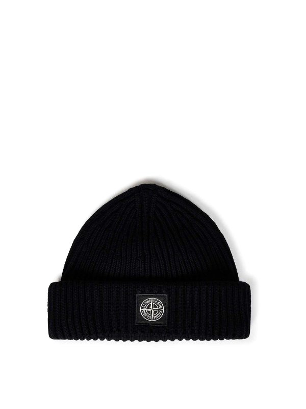 STONE ISLAND: Mützen - Mütze - Schwarz