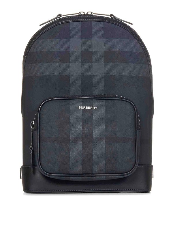 BURBERRY: cross body bags - Check Canvas Crossbody Bag