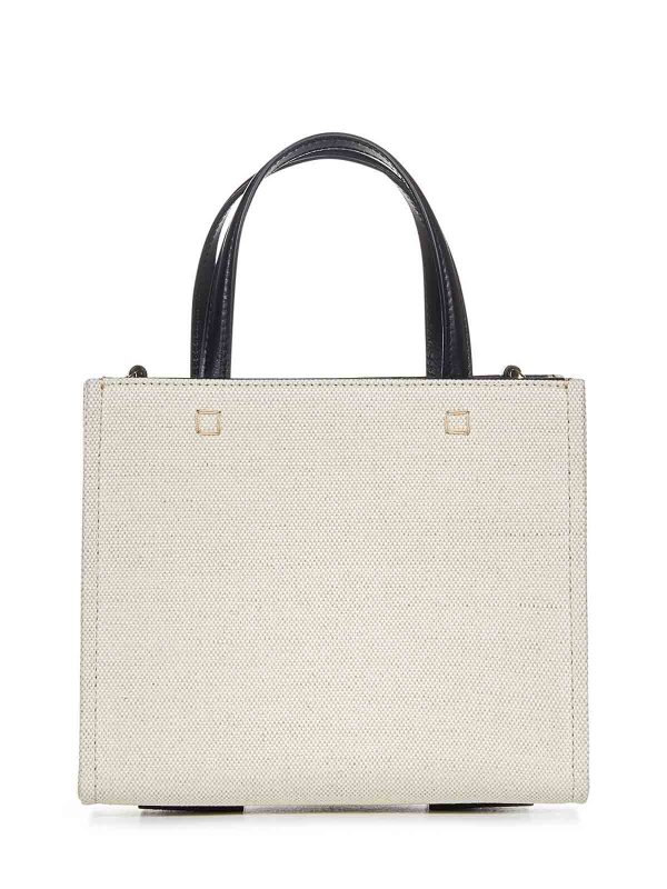 The Best Shops GIVENCHY: cross body bags - Beige Canvas Mini Tote Bag