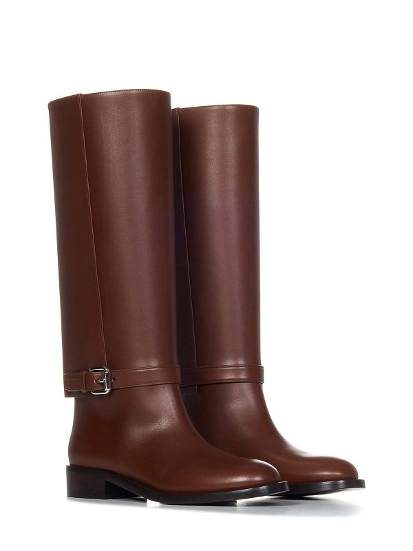 BURBERRY: Botas online - Botas - Marrón
