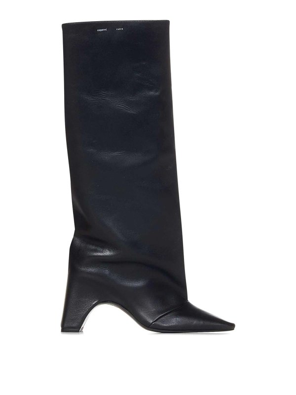 COPERNI: boots - Leather Knee-High Boots
