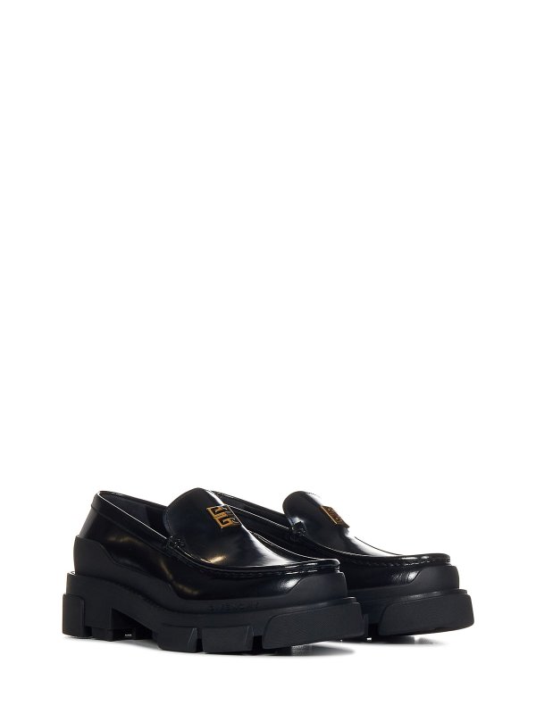 GIVENCHY: Loafers & Slippers online - Black Leather Moccasins
