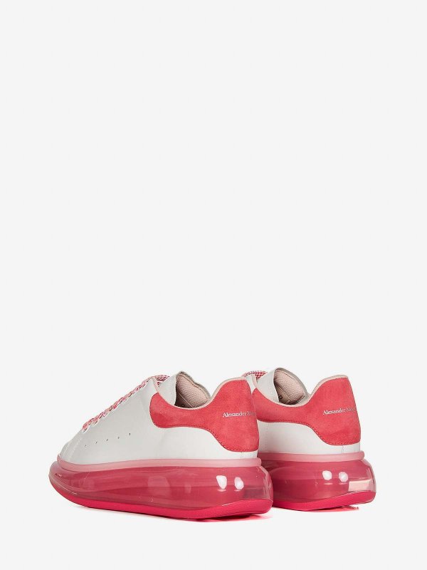 The Best Shops ALEXANDER MCQUEEN: trainers - Oversize Ivory Leather Sneakers