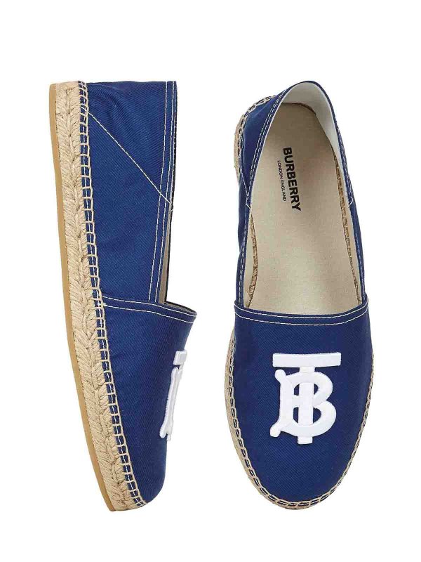 BURBERRY: エスパドリーユ online - エスパドリーユ - ブルー