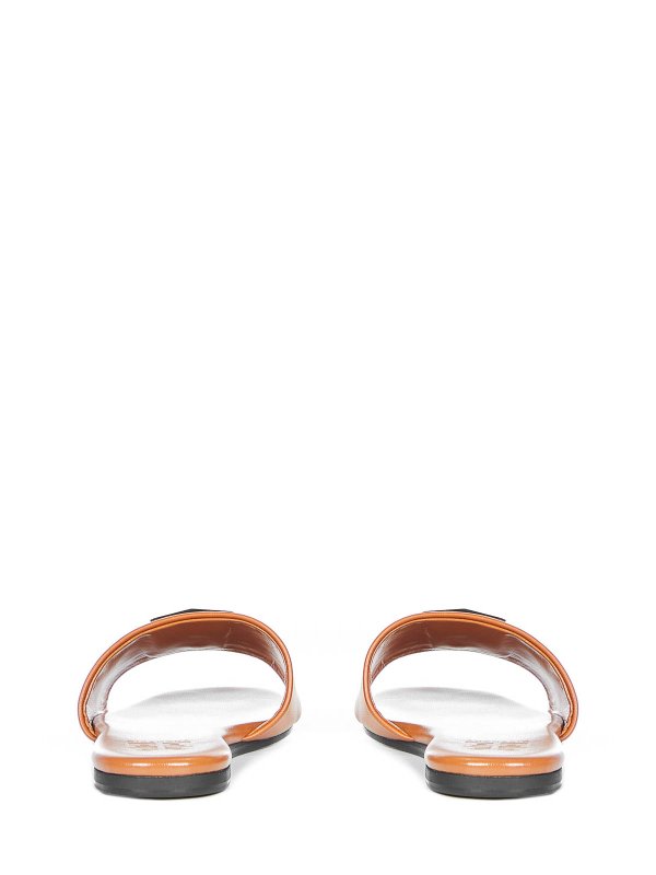 The Best Shops GIVENCHY: flat shoes - Beige Leather Flat Mules