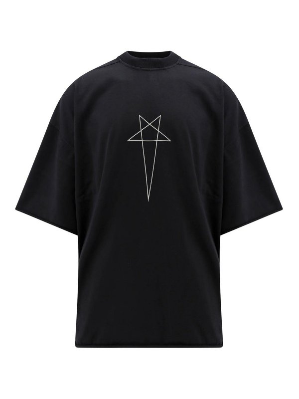 DRKSHDW: Tシャツ - Tシャツ - 黒