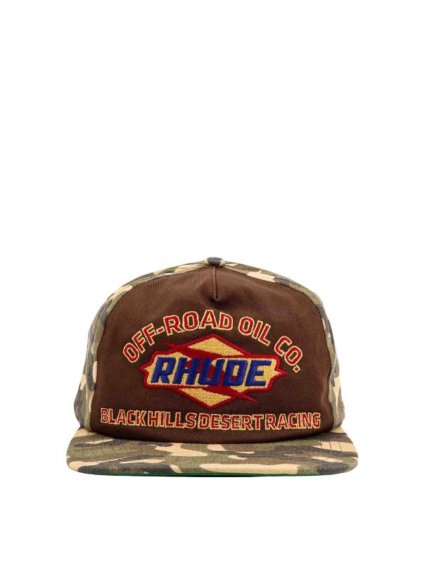 RHUDE: hats & caps - Camouflage hat