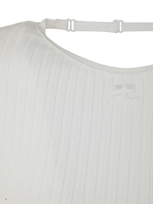 The Best Shops Courreges: クルーネック - クルーネック - 白