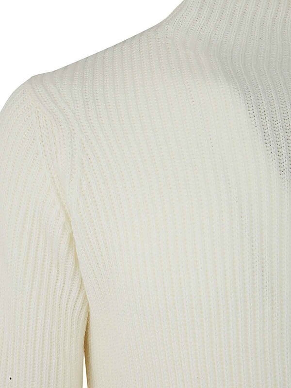 The Best Shops FILIPPO DE LAURENTIIS: crew necks - Crew Neck Sweater with Braid