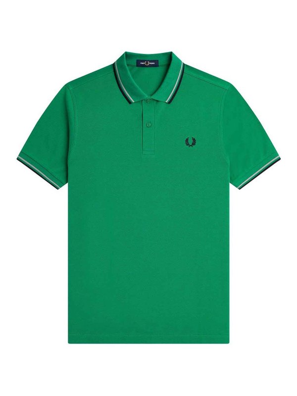 FRED PERRY: Hemden - Hemd - Grün