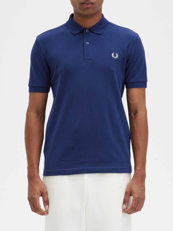 シャツ - ブルー shop online: FRED PERRY