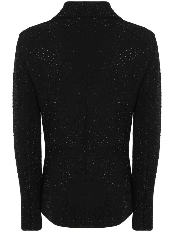 GIORGIO ARMANI: casual jackets online - All over strass double jacket